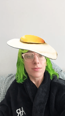 egg hat
