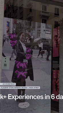 AR Storefront Activation for Bershka Madrid