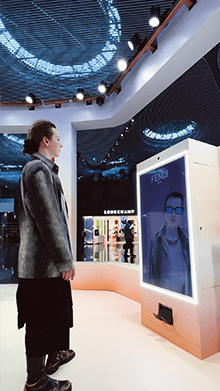 Second activation AR Photo Booth with digital try-on for Fendi in Istanbul Airport