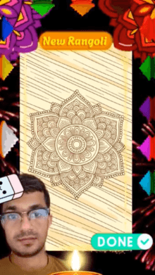 Diwali Rangoli Color