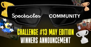 Article "Spectacles Community Challenge #13: Winners Announcement" cover