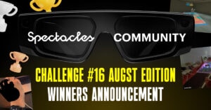 Article "Spectacles Community Challenge #16: Winners Announcement" cover